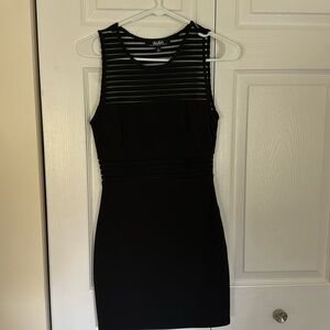 Lulu’s black mesh mini dress. Size small